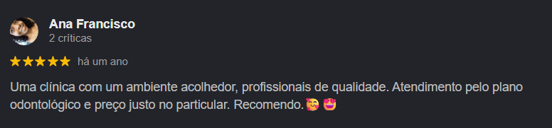 Avaliação Google 5 — 5 estrelas