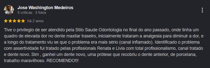 Avaliação Google 7 — 5 estrelas